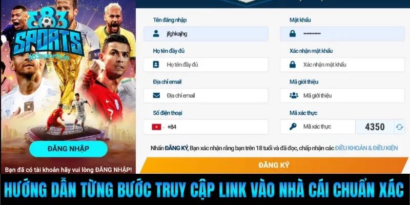 Hướng dẫn từng bước truy cập link vào nhà cái chuẩn xác