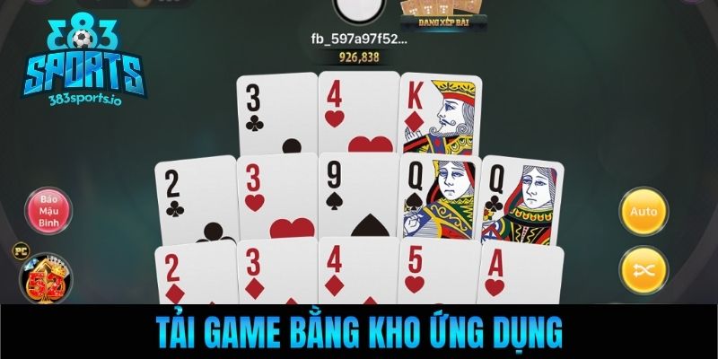 Tải game bằng kho ứng dụng