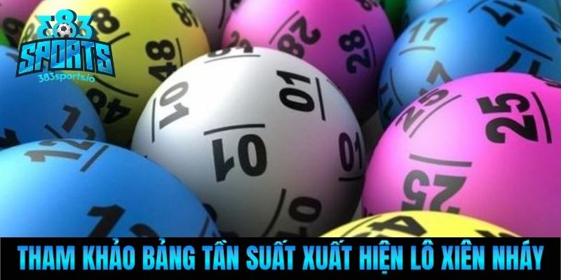 Tham khảo bảng tần suất xuất hiện lô xiên nháy